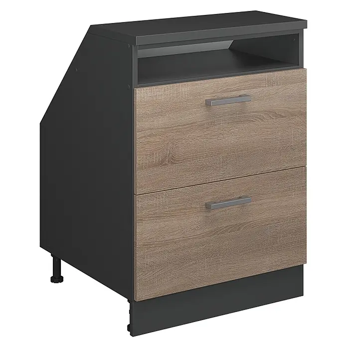 Küchenschrank für Dachschrägen R-Line 60 cm Sonoma Art.-Nr. 60146 - 