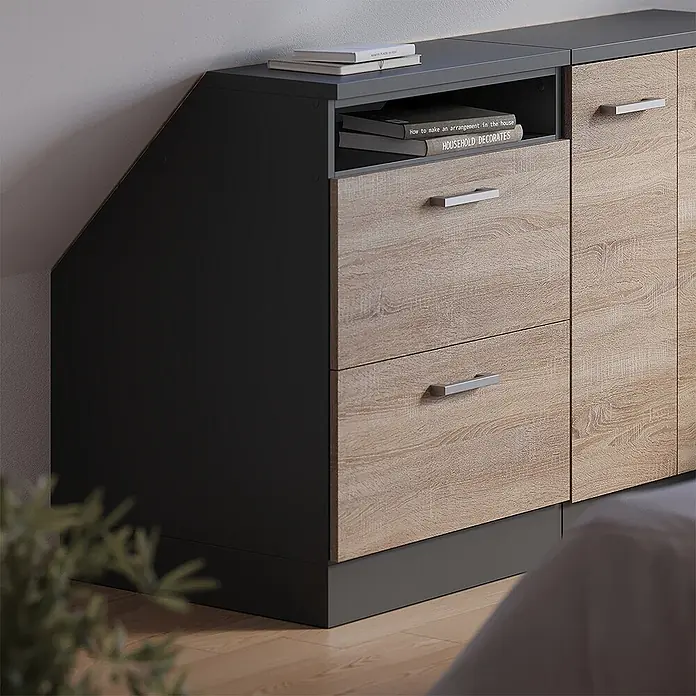 Küchenschrank für Dachschrägen R-Line 60 cm Sonoma Art.-Nr. 60146 - 