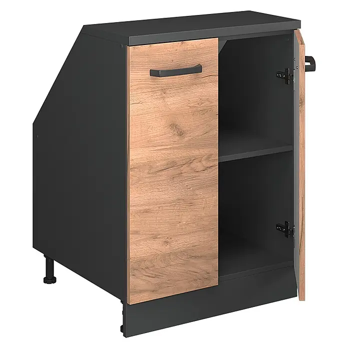 Küchenschrank für Dachschrägen R-Line 60 cm Goldkraft Eiche Art.-Nr. 59960 - 
