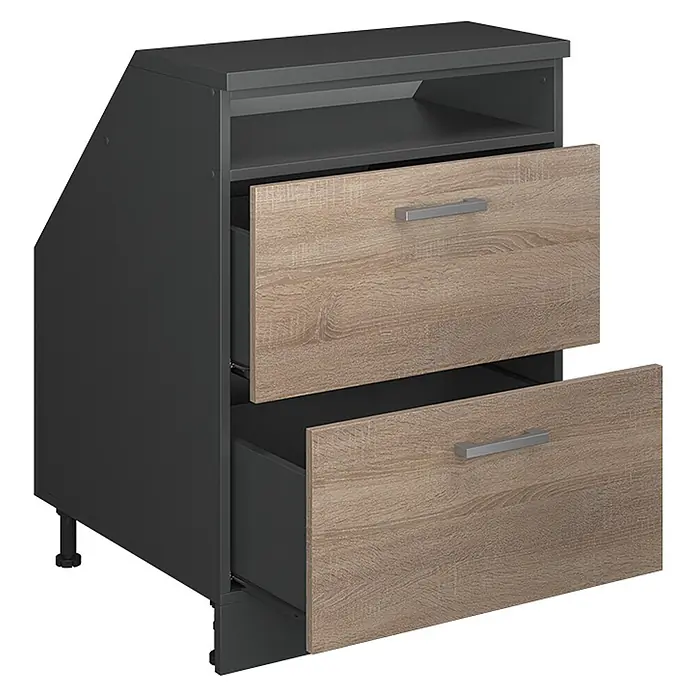 Küchenschrank für Dachschrägen R-Line 60 cm Sonoma Art.-Nr. 60146 - 