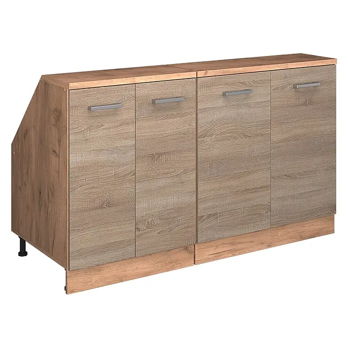 Küchenschrank für Dachschrägen R-Line 140 cm Sonoma Art.-Nr. 60374 - 