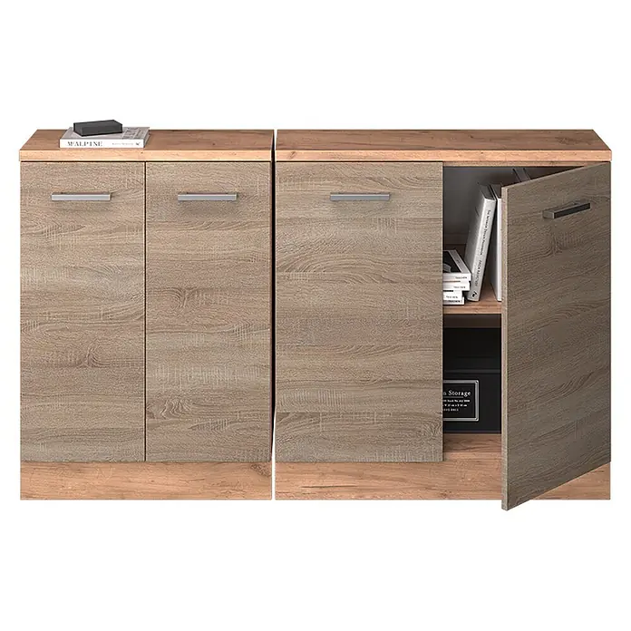 Küchenschrank für Dachschrägen R-Line 140 cm Sonoma Art.-Nr. 60374 - 