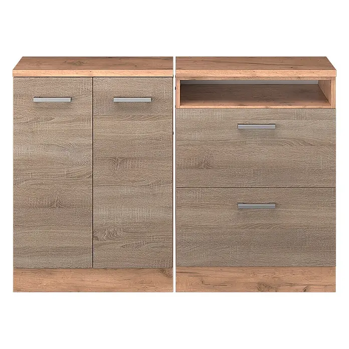 Küchenschrank für Dachschrägen R-Line 120 cm Sonoma Art.-Nr. 60482 - 