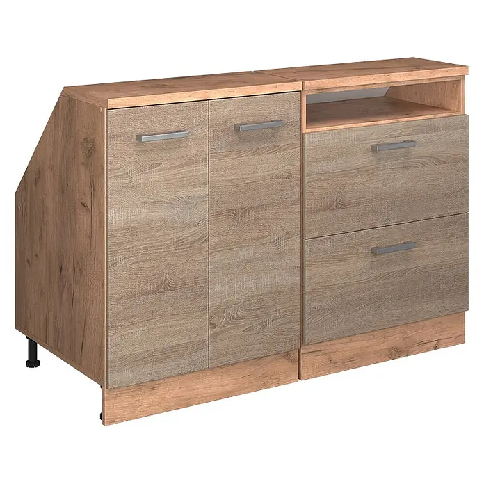 Küchenschrank für Dachschrägen R-Line 120 cm Sonoma Art.-Nr. 60482 - 