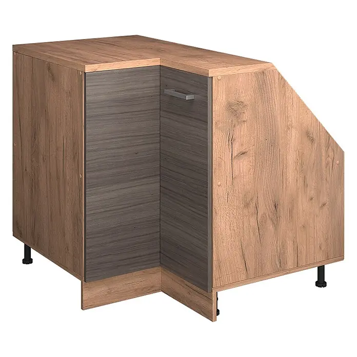 Küchenschrank für Dachschrägen R-Line 75.6 cm Edelgrau Art.-Nr. 60474 - 