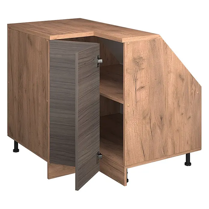 Küchenschrank für Dachschrägen R-Line 75.6 cm Edelgrau Art.-Nr. 60474 - 
