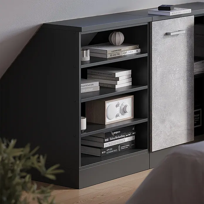 Küchenschrank für Dachschrägen R-Line 60 cm Anthrazit Art.-Nr. 60440 - 