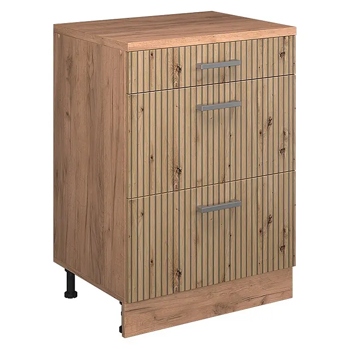 Küchenschrank für Dachschrägen R-Line 60 cm Artisan-Eiche Art.-Nr. 61712 - 