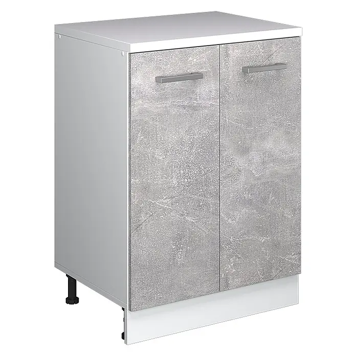Küchenschrank für Dachschrägen R-Line 60 cm Beton Art.-Nr. 61773 - 