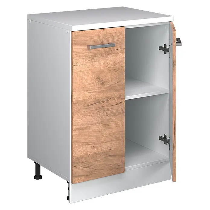 Küchenschrank für Dachschrägen R-Line 60 cm Goldkraft Eiche Art.-Nr. 61775 - 