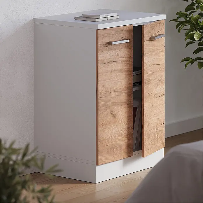 Küchenschrank für Dachschrägen R-Line 60 cm Goldkraft Eiche Art.-Nr. 61775 - 