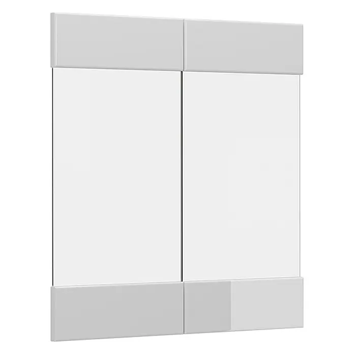 Küchenfront R-Line 59.2 cm Weiß Hochglanz Art.-Nr. 37384 - 