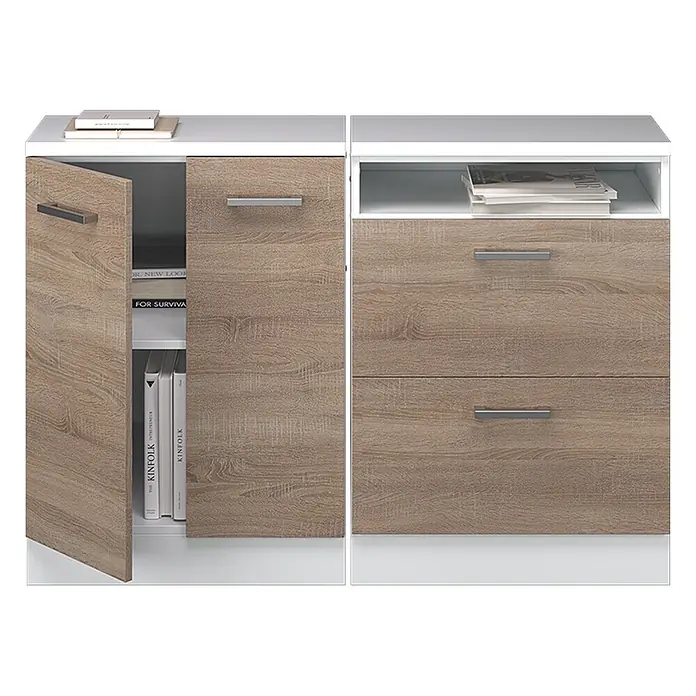 Küchenschrank für Dachschrägen R-Line 120 cm Sonoma Art.-Nr. 60519 - 