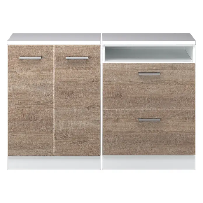 Küchenschrank für Dachschrägen R-Line 120 cm Sonoma Art.-Nr. 60519 - 