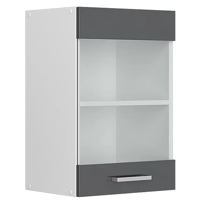 Küchenfront R-Line 39.6 cm Anthrazit Hochglanz Art.-Nr. 29211 - 