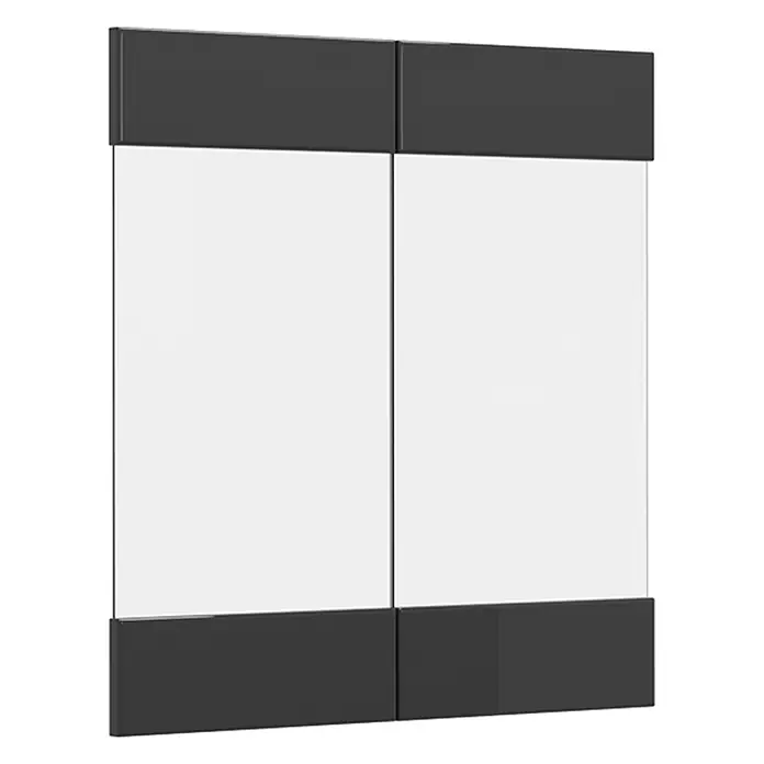 Küchenfront R-Line 59.2 cm Anthrazit Hochglanz Art.-Nr. 37386 - 