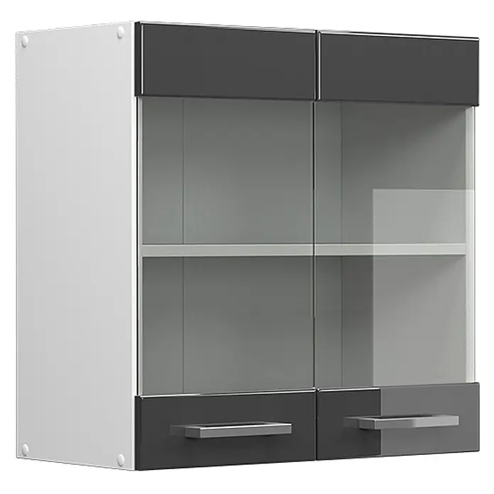 Küchenfront R-Line 59.2 cm Anthrazit Hochglanz Art.-Nr. 37386 - 