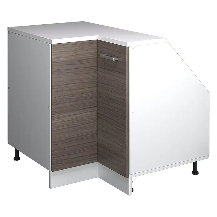 Küchenschrank für Dachschrägen R-Line 75.6 cm Edelgrau Art.-Nr. 60401 - 