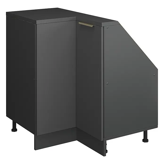 Küchenschrank für Dachschrägen R-Line 75.6 cm Anthrazit-Gold Art.-Nr. 60617 - 