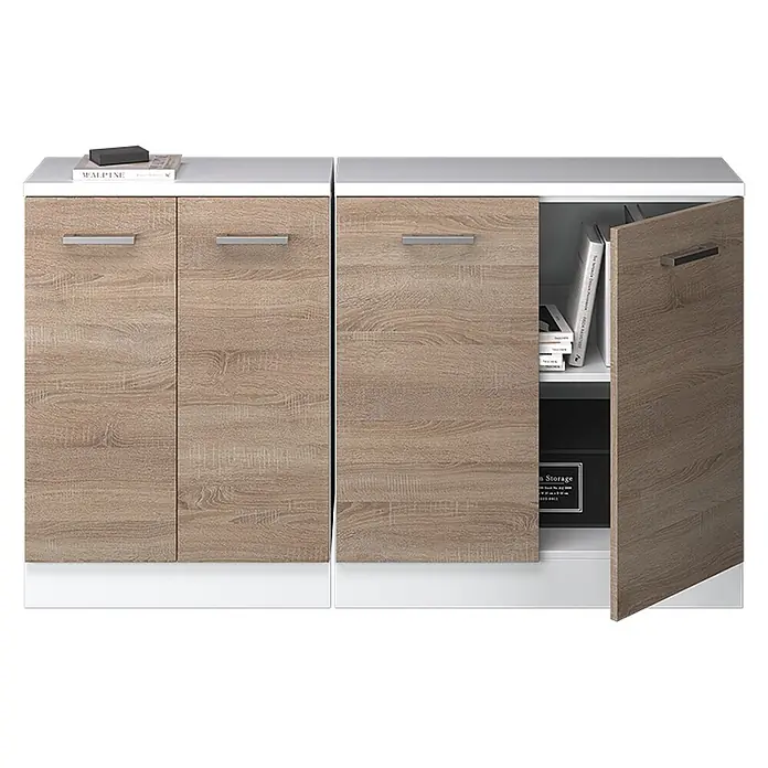 Küchenschrank für Dachschrägen R-Line 140 cm Sonoma Art.-Nr. 60338 - 