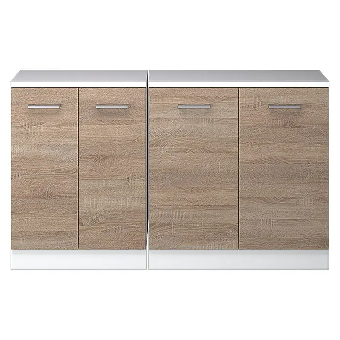 Küchenschrank für Dachschrägen R-Line 140 cm Sonoma Art.-Nr. 60338 - 
