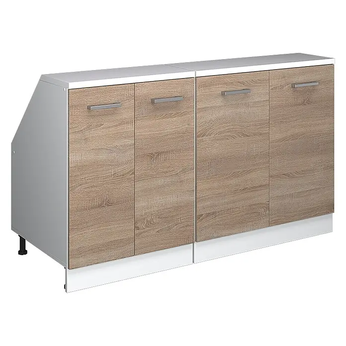Küchenschrank für Dachschrägen R-Line 140 cm Sonoma Art.-Nr. 60338 - 
