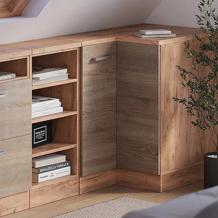 Küchenschrank für Dachschrägen R-Line 75.6 cm Sonoma Art.-Nr. 60283 - 