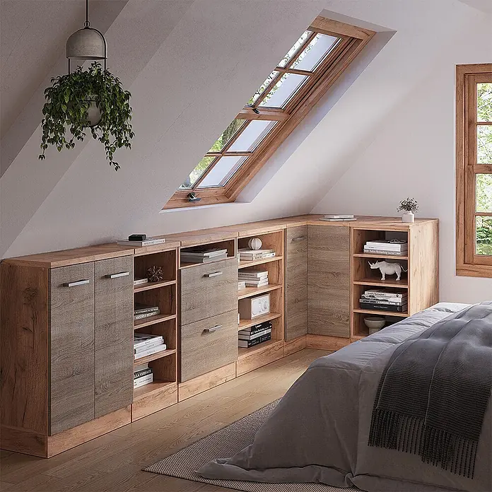 Küchenschrank für Dachschrägen R-Line 75.6 cm Sonoma Art.-Nr. 60283 - 
