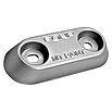 Talamex Rumpfanode Vetus (Aluminium, 450 g, Süß- & Brackwasser, 150 x 60 x 25 mm, Schrauben)