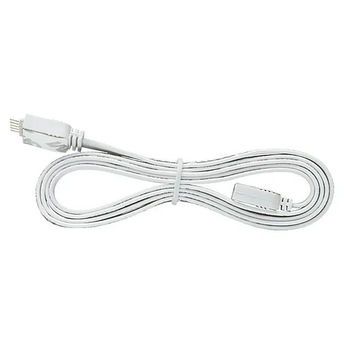 Paulmann MaxLED Cable de conexión MaxLED Flex-Connector - 100 cm - Un cable de extensión blanco para tiras LED dispuesto en forma de ocho con conectores en ambos extremos.