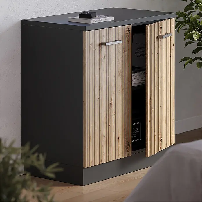 Küchenschrank für Dachschrägen R-Line 80 cm Artisan-Eiche Art.-Nr. 61787 - 
