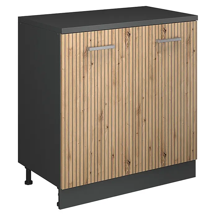Küchenschrank für Dachschrägen R-Line 80 cm Artisan-Eiche Art.-Nr. 61787 - 