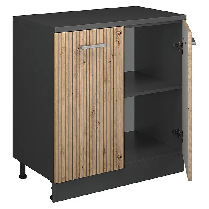 Küchenschrank für Dachschrägen R-Line 80 cm Artisan-Eiche Art.-Nr. 61787 - 