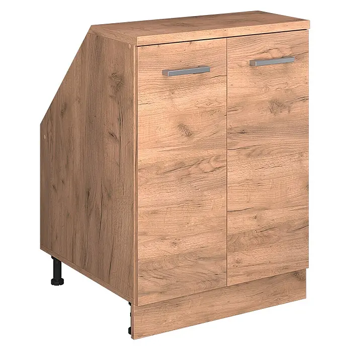Küchenschrank für Dachschrägen R-Line 60 cm Goldkraft Eiche Art.-Nr. 60427 - 