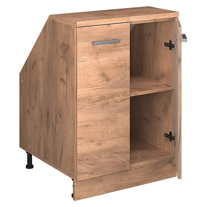 Küchenschrank für Dachschrägen R-Line 60 cm Goldkraft Eiche Art.-Nr. 60427 - 