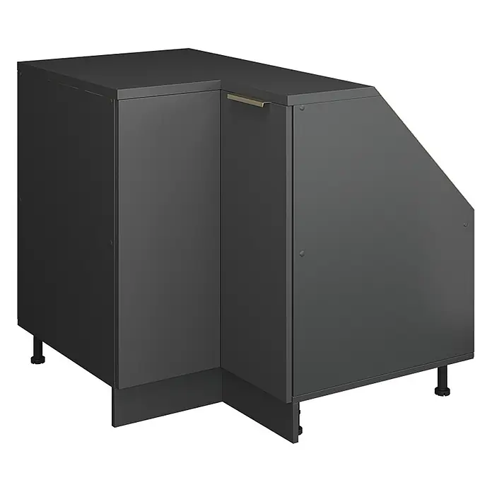 Küchenschrank für Dachschrägen R-Line 75.6 cm Anthrazit-Gold Art.-Nr. 60677 - 