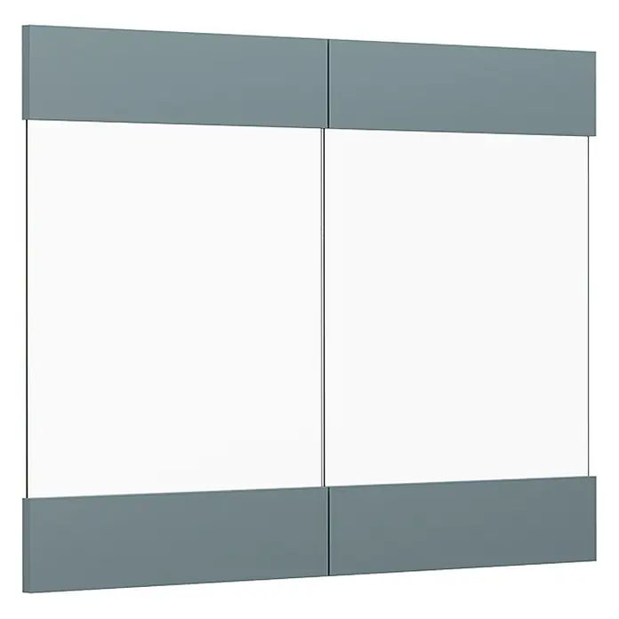 Küchenfront R-Line 79.2 cm Blau-Grau Art.-Nr. 40940 - 