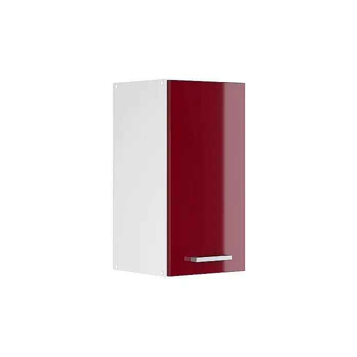 Küchenfront R-Line 29.6 cm Rot Hochglanz Art.-Nr. 41237 - 