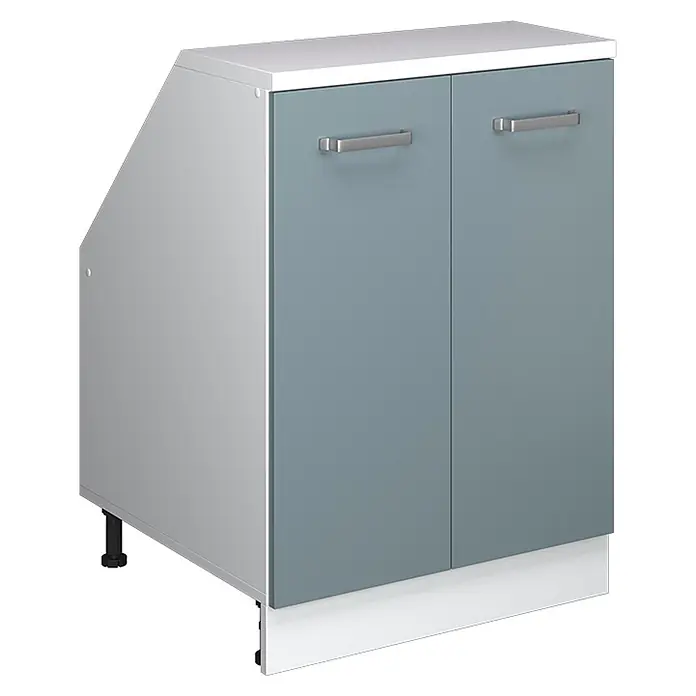 Küchenschrank für Dachschrägen R-Line 60 cm Blau-Grau Art.-Nr. 60232 - 