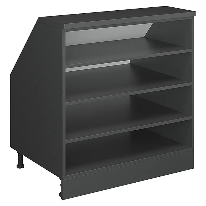Küchenschrank für Dachschrägen R-Line 60 cm Anthrazit Art.-Nr. 60479 - 