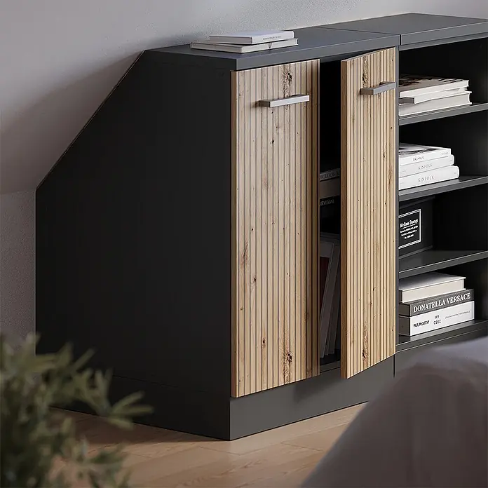 Küchenschrank für Dachschrägen R-Line 60 cm Artisan-Eiche Art.-Nr. 60536 - 
