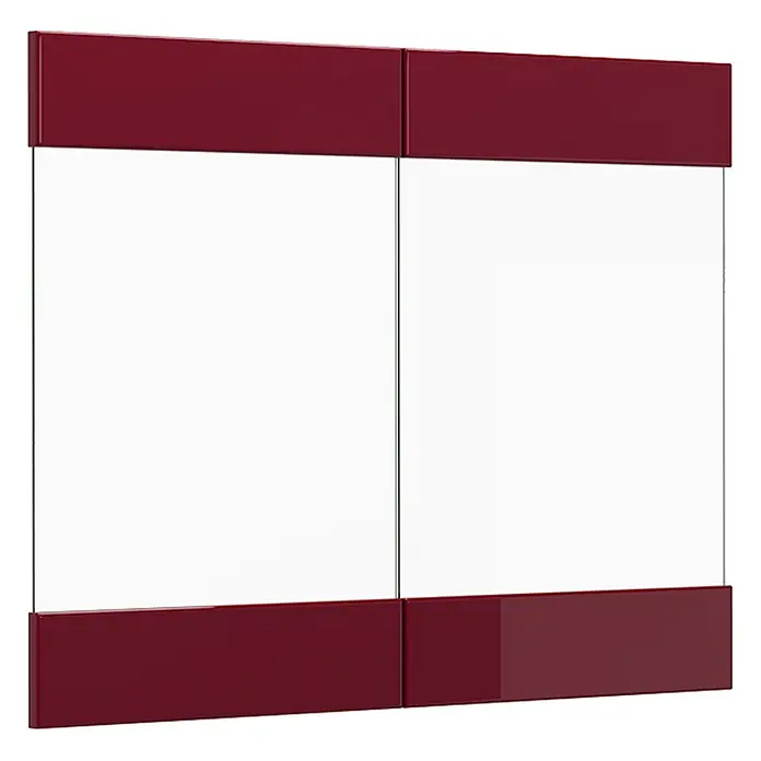 Küchenfront R-Line 79.2 cm Rot Hochglanz Art.-Nr. 41242 - 