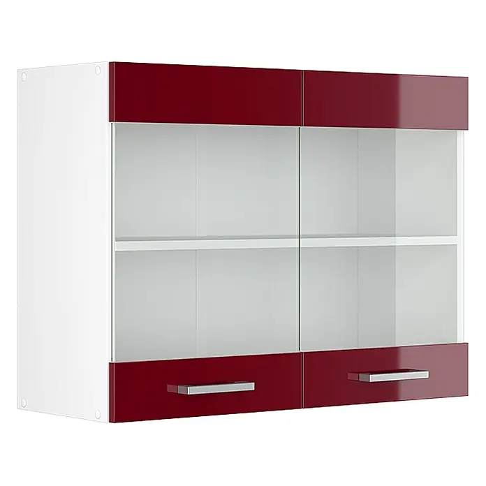 Küchenfront R-Line 79.2 cm Rot Hochglanz Art.-Nr. 41242 - 