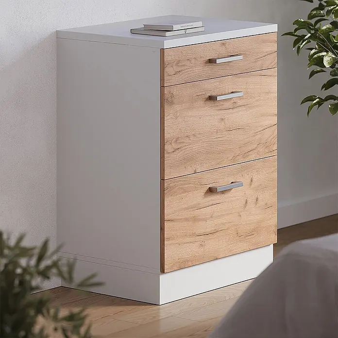 Küchenschrank für Dachschrägen R-Line 60 cm Goldkraft Eiche Art.-Nr. 61730 - 