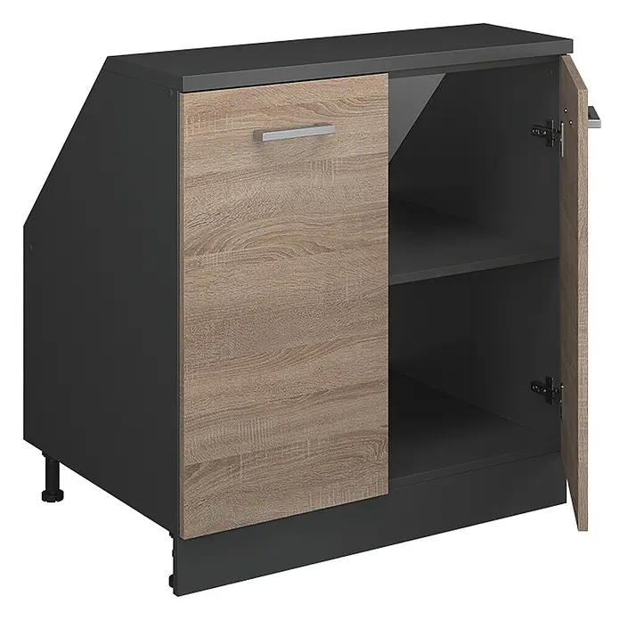 Küchenschrank für Dachschrägen R-Line 80 cm Sonoma Art.-Nr. 60542 - 
