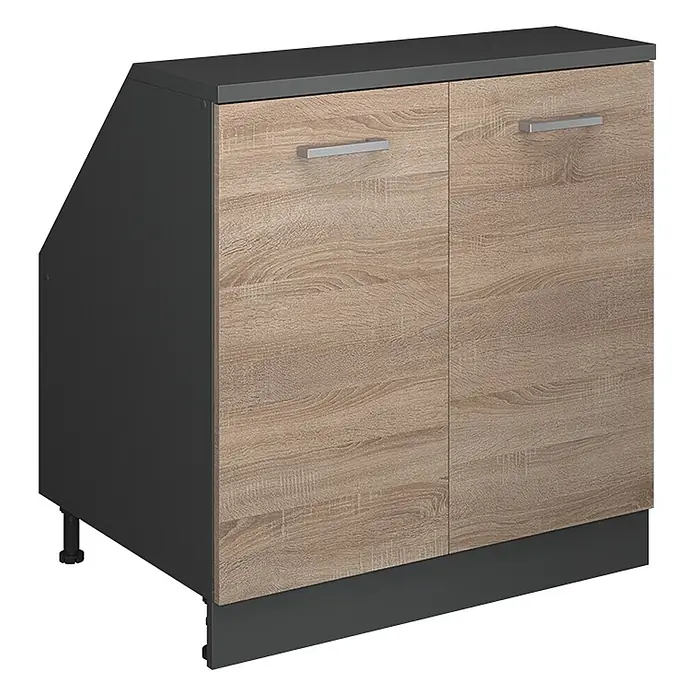 Küchenschrank für Dachschrägen R-Line 80 cm Sonoma Art.-Nr. 60542 - 