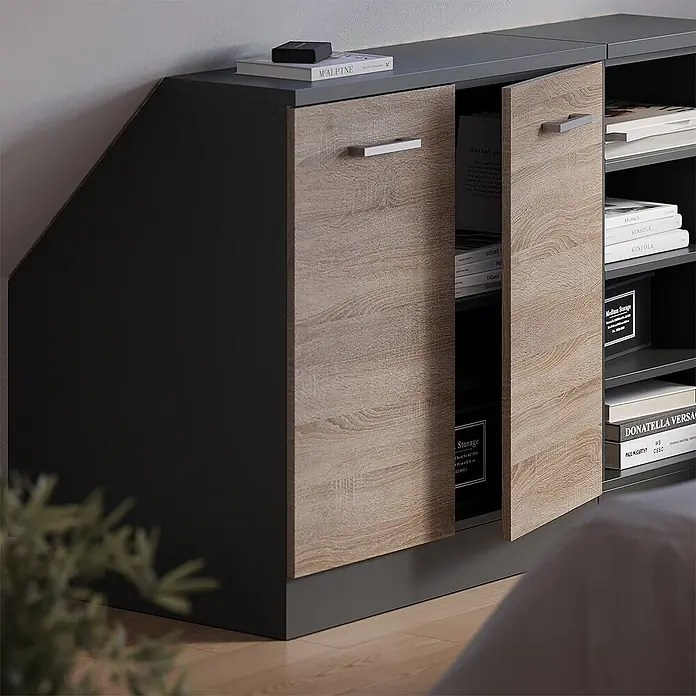 Küchenschrank für Dachschrägen R-Line 80 cm Sonoma Art.-Nr. 60542 - 