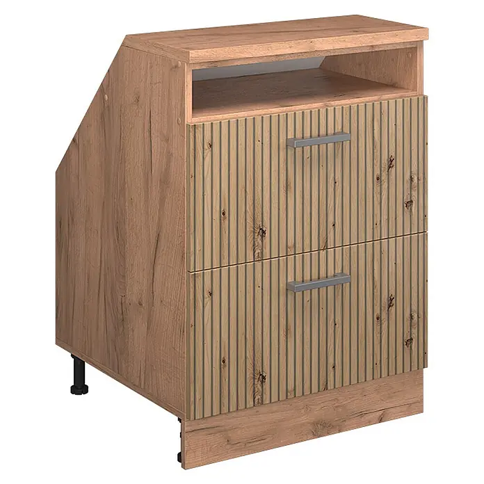 Küchenschrank für Dachschrägen R-Line 60 cm Artisan-Eiche Art.-Nr. 60265 - 