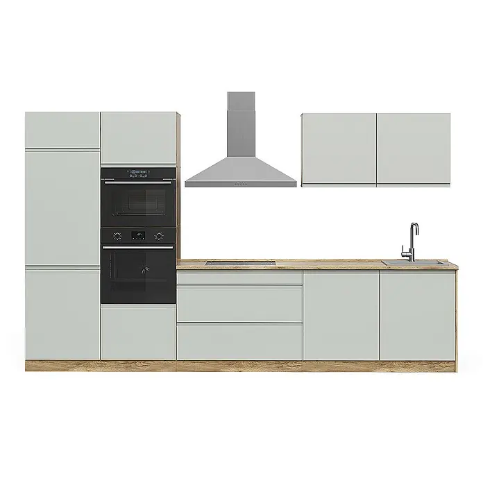 Küchenzeile R-Line 340 cm Pastellgrün Art.-Nr. 70597 - 