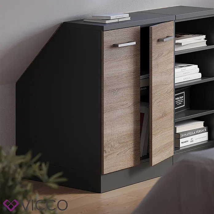 Küchenschrank für Dachschrägen R-Line 60 cm Sonoma Art.-Nr. 60312 - 
